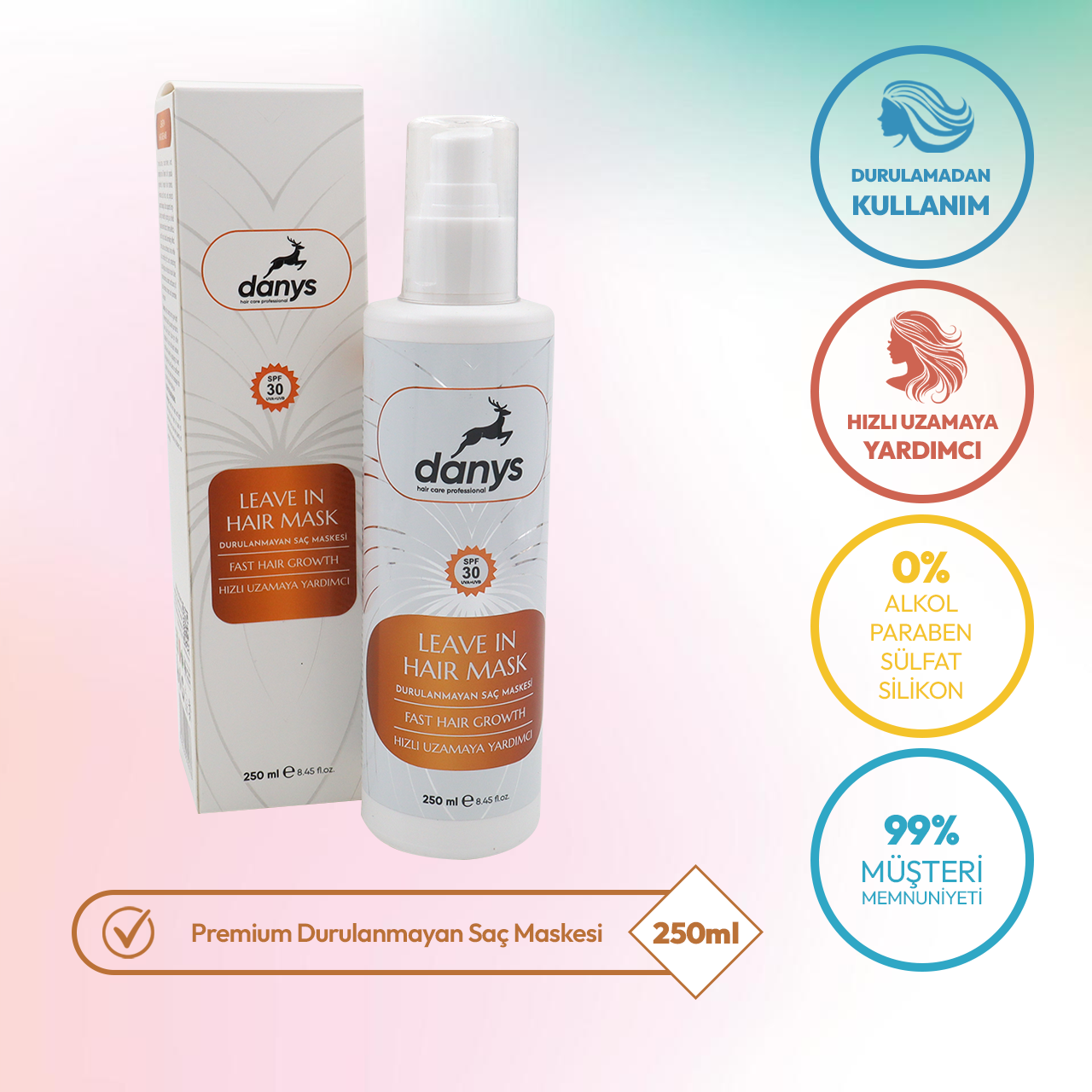 DANYS DURULANMAYAN SAÇ MASKESİ 250ml